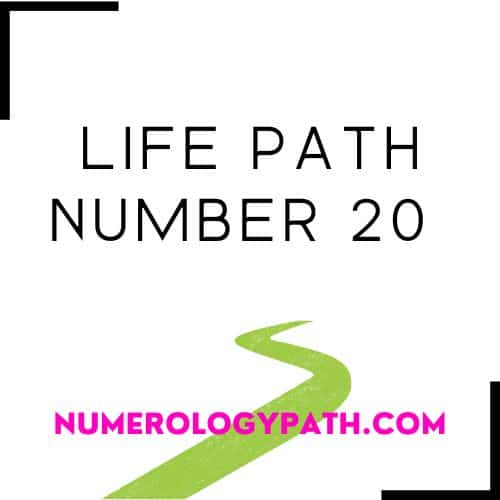 Life Path Number 20