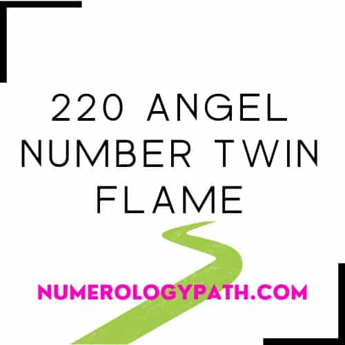 220 Angel Number Twin Flame