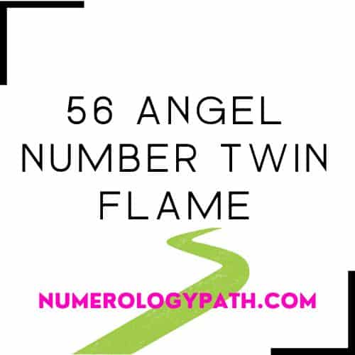 56 Angel Number Twin Flame